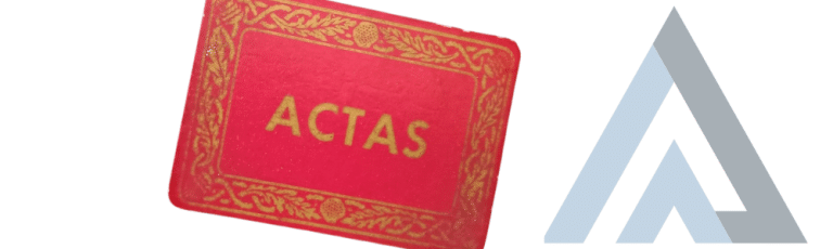 El libro de actas es un documento esencial para la comunidad.